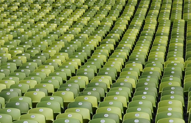 stadium seats rows